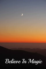 Aluminum Wall Art Crescent Moon