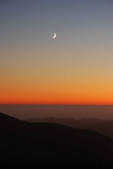 Aluminum Wall Art Crescent Moon