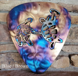 Grateful Dead Dancing Turtles Guitar Pick Metal Art