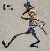 Grateful Dead Dancing Skeleton Metal Art