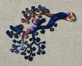Birds on Branch Metal Art Sculpture