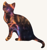 Cat Metal Art Sculpture