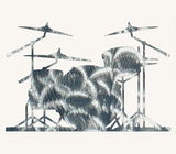 Drum Set Metal Art
