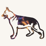 German Shepherd Metal Art