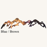 Colorado Mountain Scape Metal Art