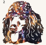 Poodle Metal Art
