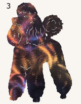 Poodle Metal Art