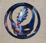 Steal Your Face / Grateful Dead Metal Art Sculpture - Mountain Metal Arts