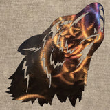 Wolf Head Howling (#112) - Mountain Metal Arts