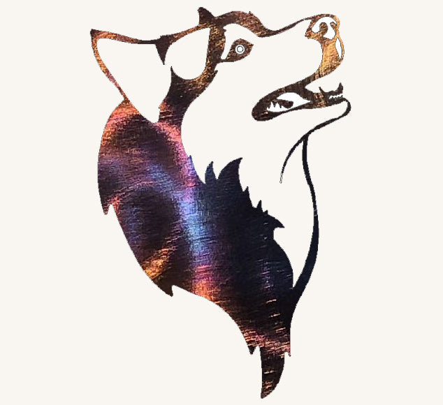 wolf side profile tattoo