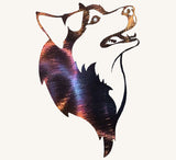Wolf Face Profile Metal Art (#141)