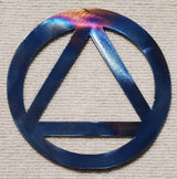 Sobriety Symbol Metal Art - Mountain Metal Arts