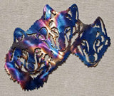 Wolves - Family of Three Metal Art (#101) - Mountain Metal Arts