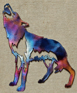 Lone Wolf Metal Art (#119) - Mountain Metal Arts
