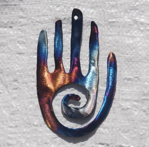 Healing Hand Metal Wall Art - Mountain Metal Arts