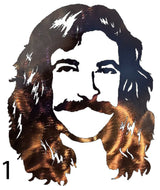 Neil Peart of Rush Metal Art Sculpture - 11" or 7" - 1970s or 1990s! - Mountain Metal Arts