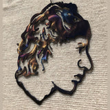 Mark Knopfler Metal Art Sculpture - 11" and 7" - Mountain Metal Arts