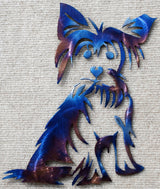 Yorkshire Terrier Metal Art - Mountain Metal Arts