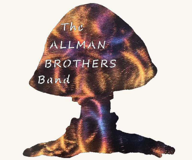 Allman Brothers Mushroom Metal Art