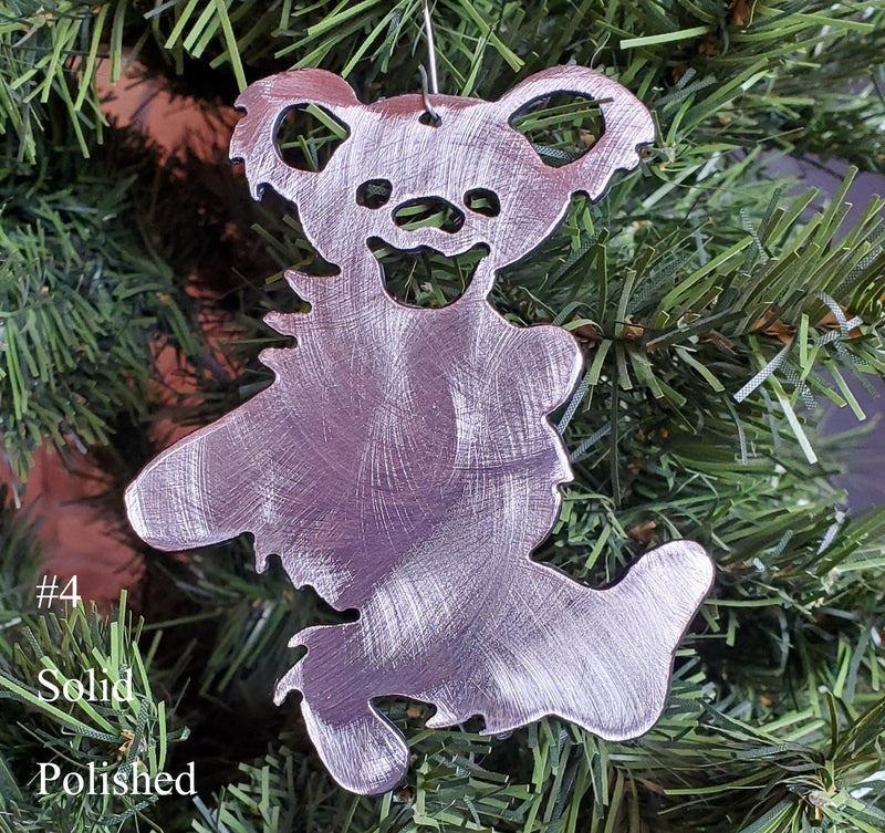 Grateful Dead Dancing Bear Christmas Ornaments
