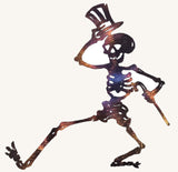 Grateful Dead Dancing Skeleton Metal Art
