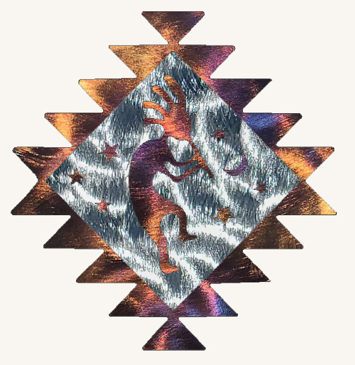 Kokopelli Moon and Stars