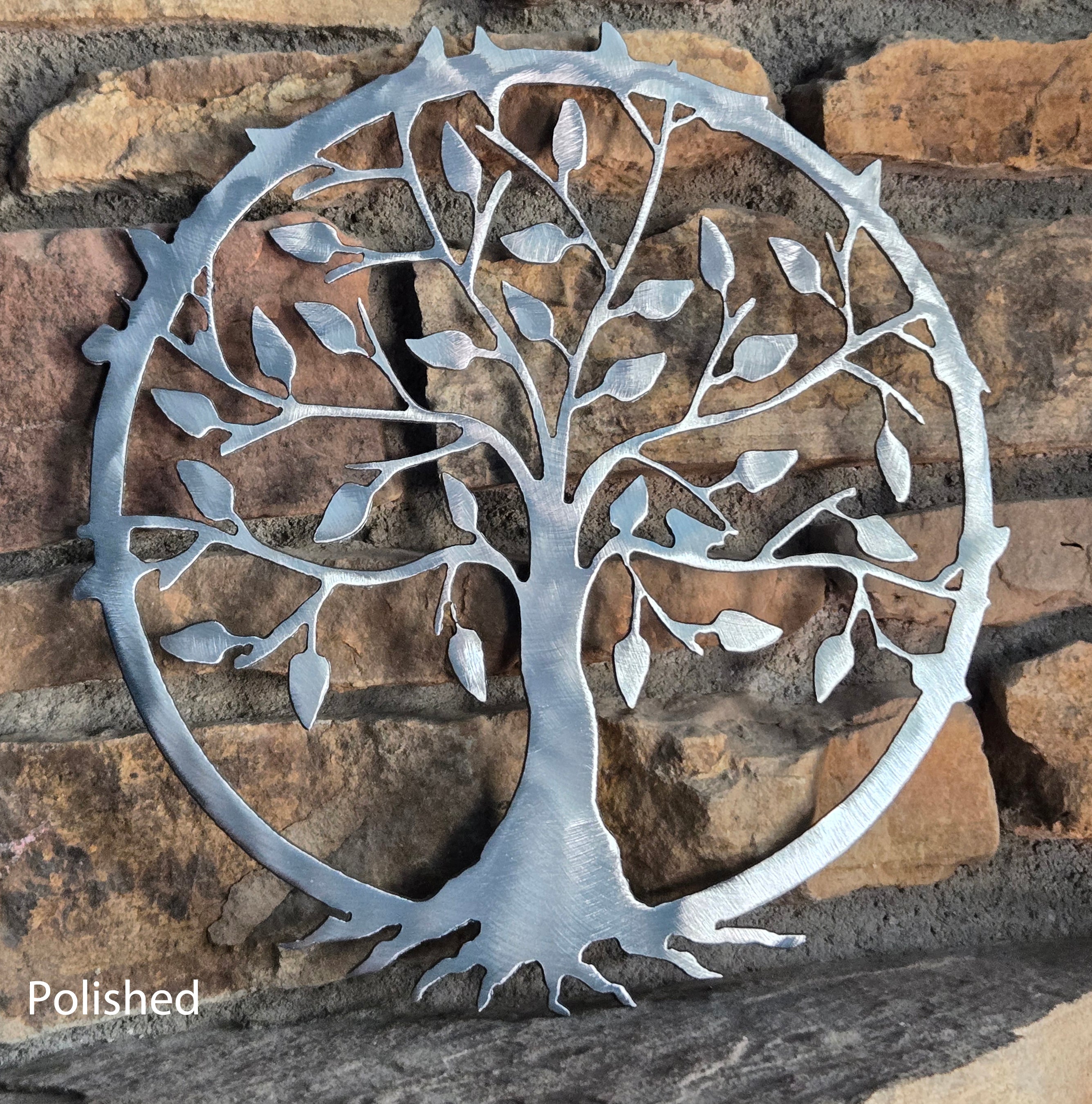 Tree of Life with Roots Metal Art Sculpture – Mountain Metal Arts