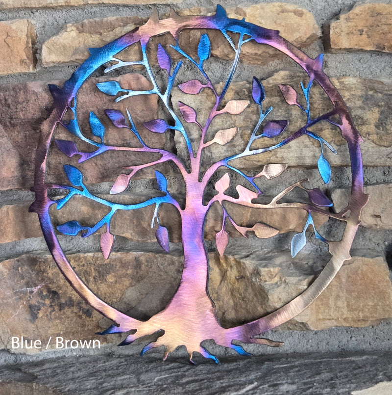 Tree of Life with Roots Metal Art Sculpture – Mountain Metal Arts