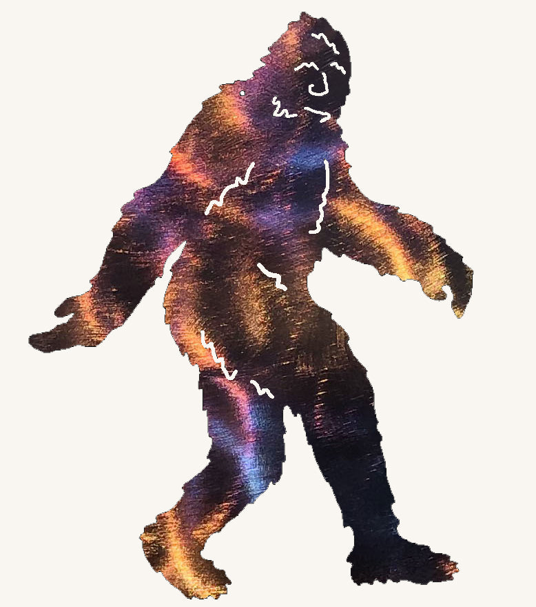 Bigfoot / Sasquatch / Yeti Metal Art