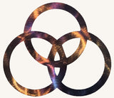 Celtic Trinity Symbol / John Bonham of Led Zeppelin Metal Art Sculpture