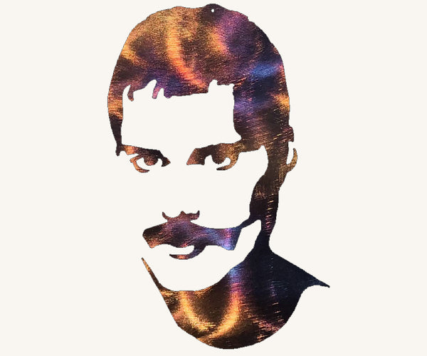 Freddie Mercury of Queen Metal Art