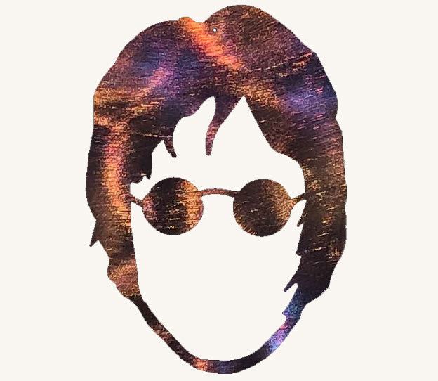 John Lennon 1960s Metal Art