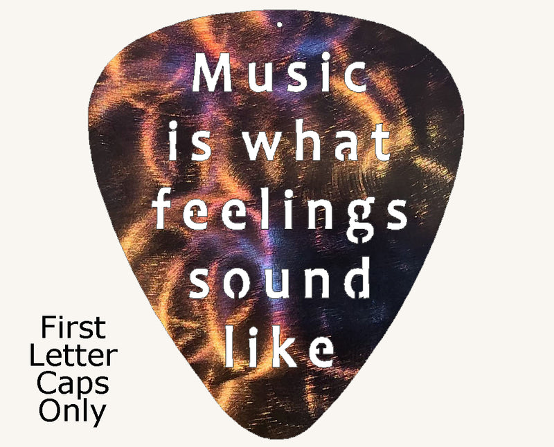 Music is what Feelings Sound Like - Targa in metallo con pittura in ferro, per casa, famiglia, amanti, regalo, divertente, per bar, negozio, camera da letto, bagno, stile retrò, decorazione da parete Music is what Feelings Sound Like - Targa in metallo con pittura in ferro, per casa, famiglia, amanti, regalo, divertente, per bar, negozio, camera da letto, bagno, stile retrò, decorazione da parete