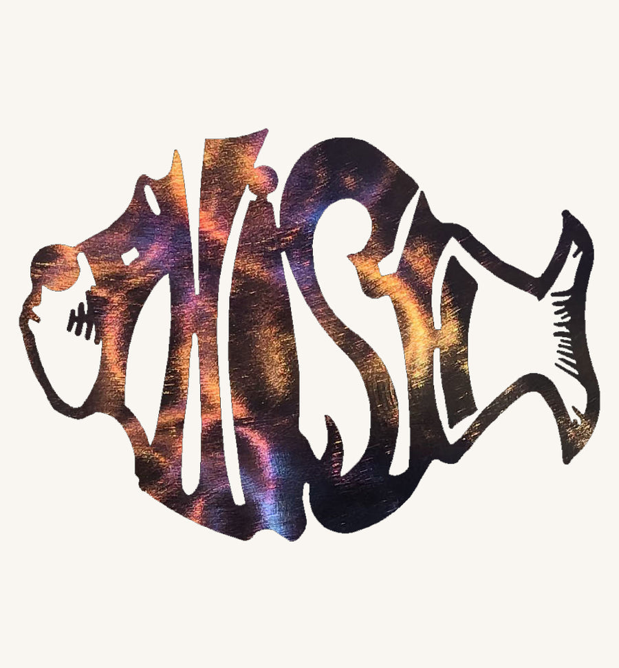 Phish Logo Metal Art – Mountain Metal Arts phish-logo-metal-art-mountain-metal-arts