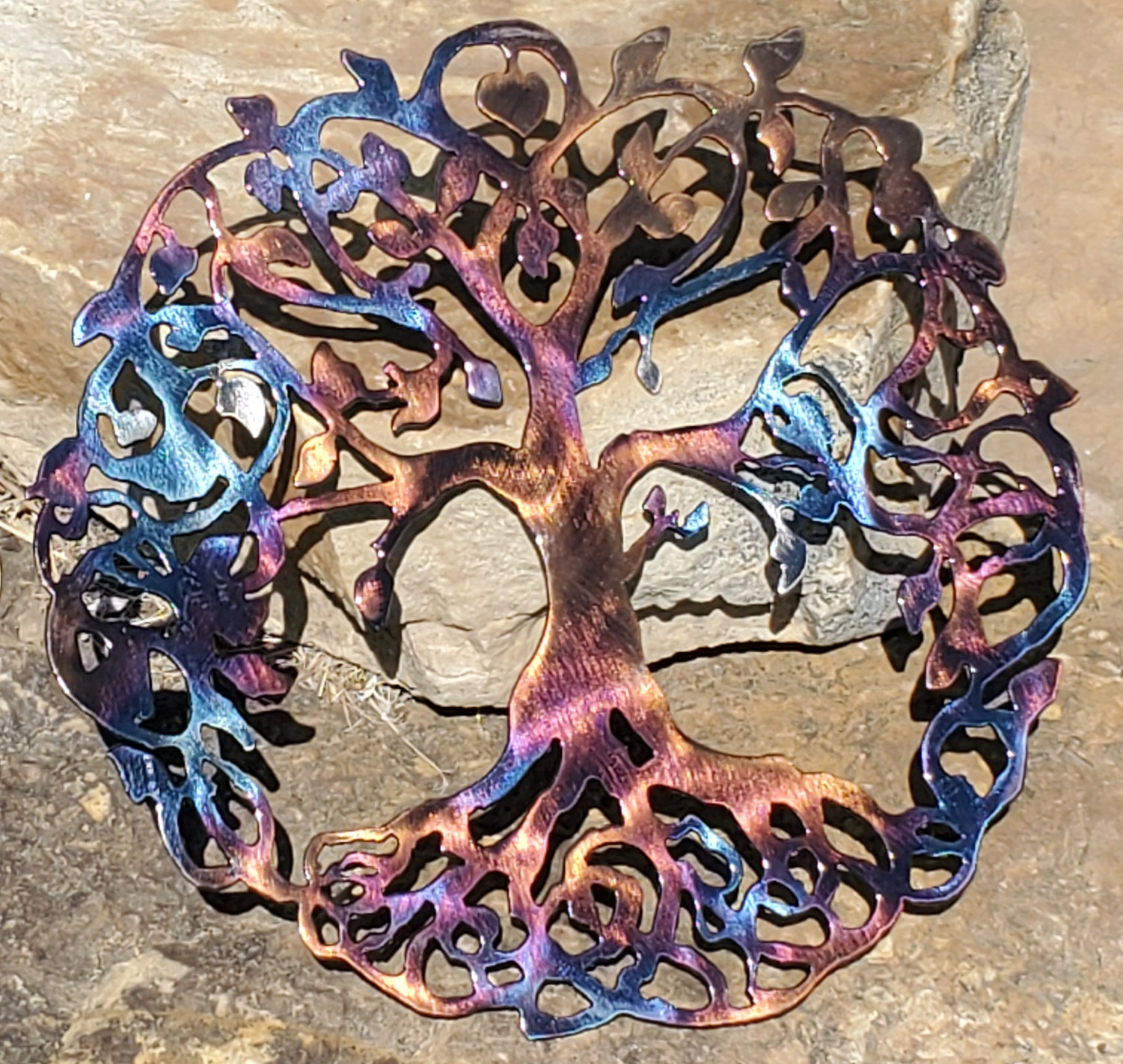 Tree of Life Celtic Metal Art Sculpture