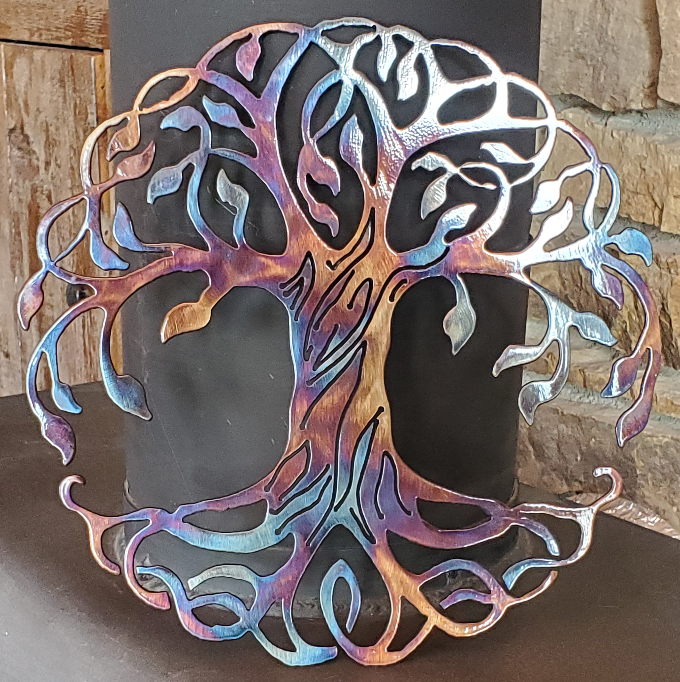 Tree of Life Irish Metal Art Sculpture