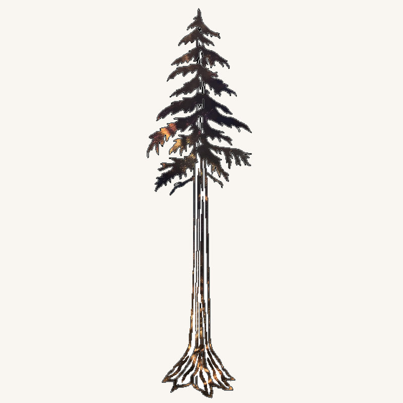 tall pine tree drawing