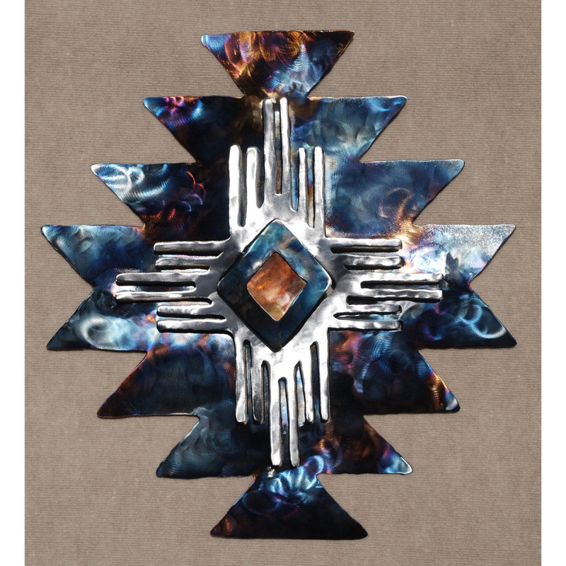 Zia Sun Symbol Metal Art - Mountain Metal Arts