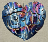 All We Need Is Love Heart Metal Art Sculpture - Mountain Metal Arts
