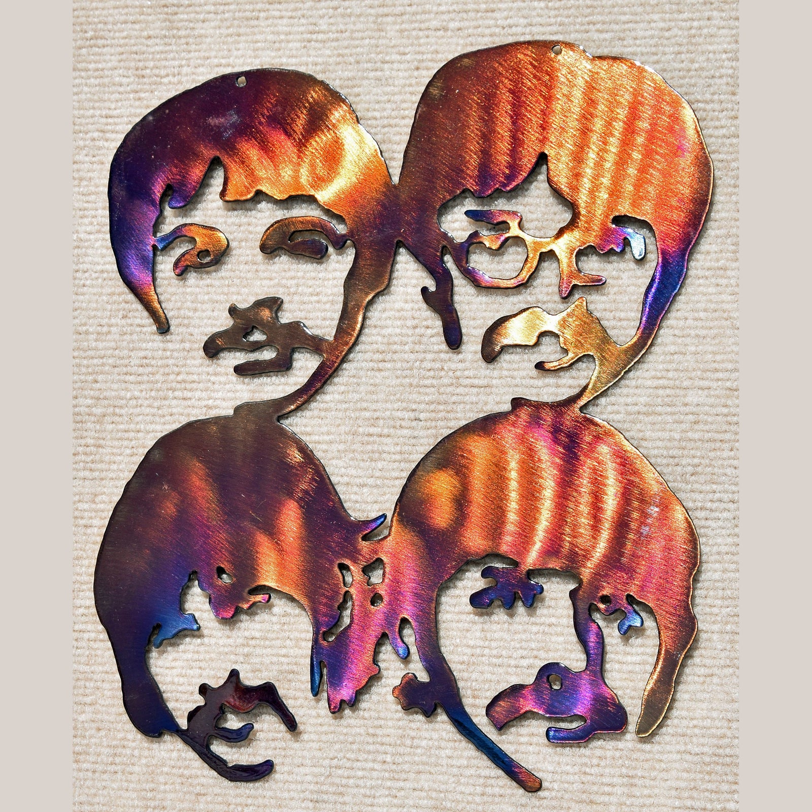 The Beatles Square Metal Art – Mountain Metal Arts