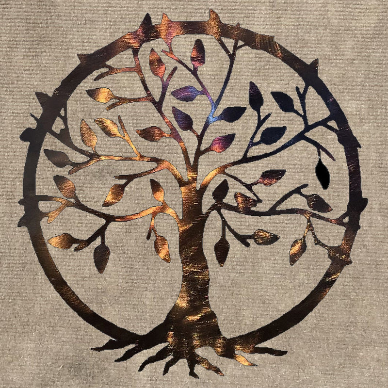 Tree of Life with Roots Metal Art Sculpture - Mountain Metal Arts