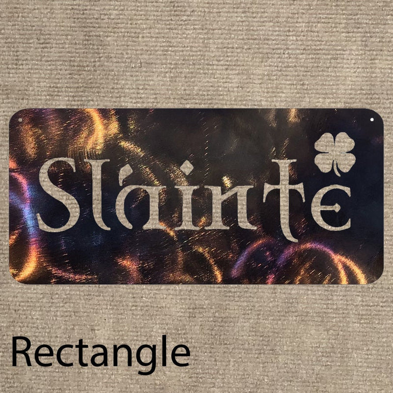 Slainte Irish Metal Art Plaques - 2 different styles! - Mountain Metal Arts